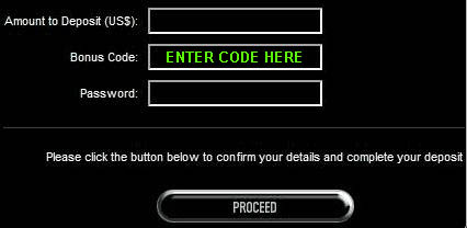 PKR Rakeback Code Screen